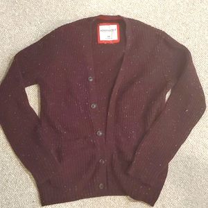 Comfy burgundy cardigan